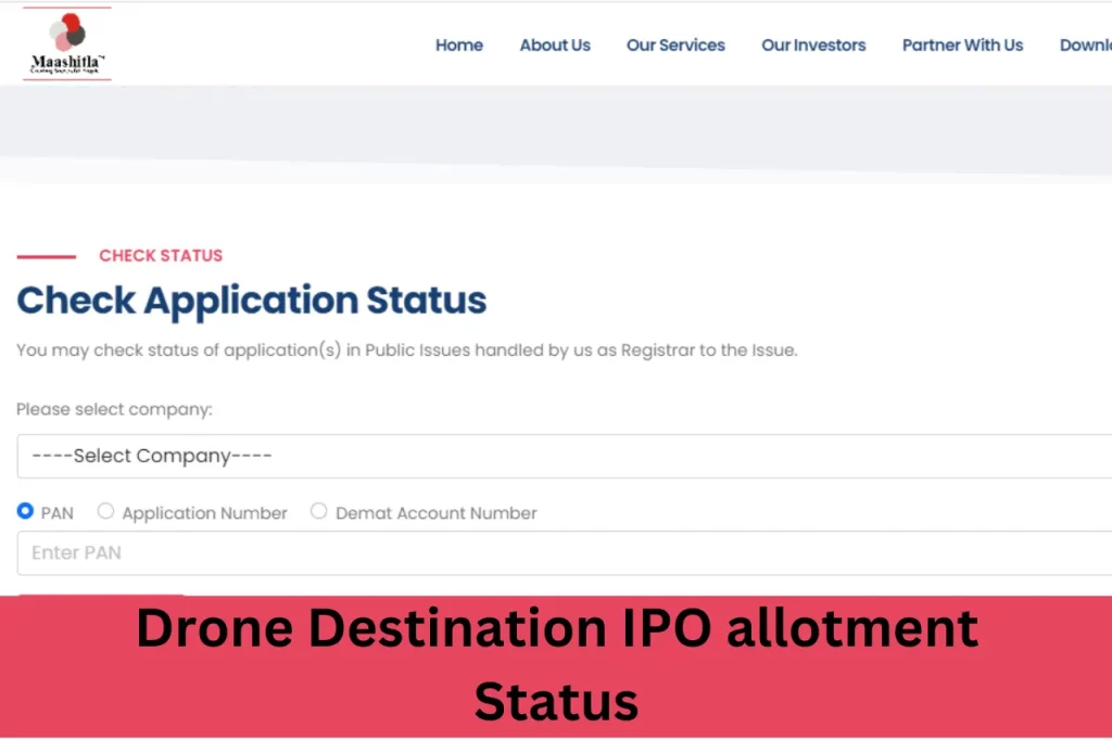 Drone Destination IPO allotment Status