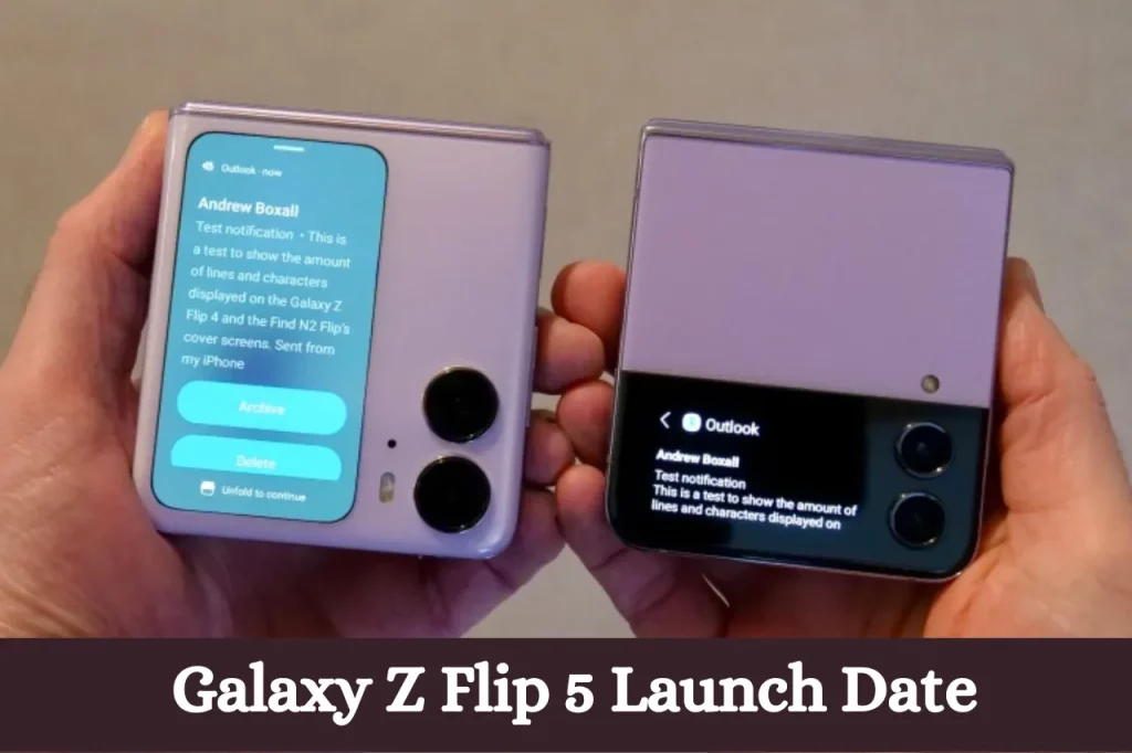 Galaxy Z Flip 5 Launch Date