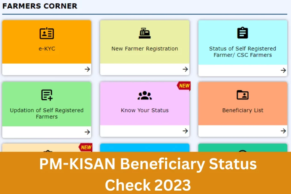 PM-KISAN Beneficiary Status Check 2023